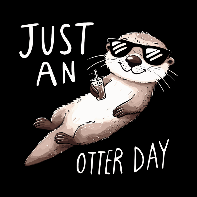 Just an Otter Day by DoodleDashDesigns