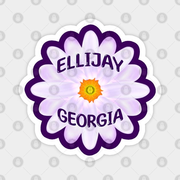 Ellijay Georgia Magnet by MoMido