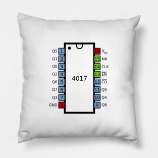 4017 Integrated Circuit Pillow