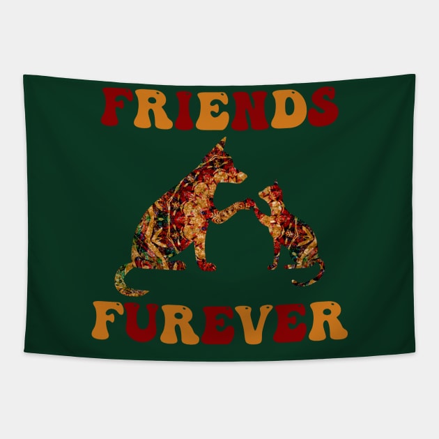 Friends Furever Tapestry by FloralButterflyDreams