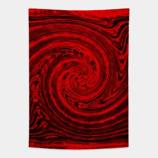 Hurricane wind in red and black Tapestry