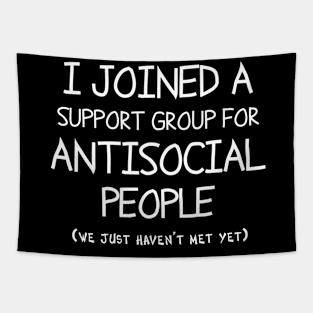 I Joined A Support Group For Antisocial People Tapestry