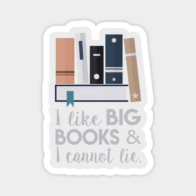 I Like Big Books Magnet by abcmaria