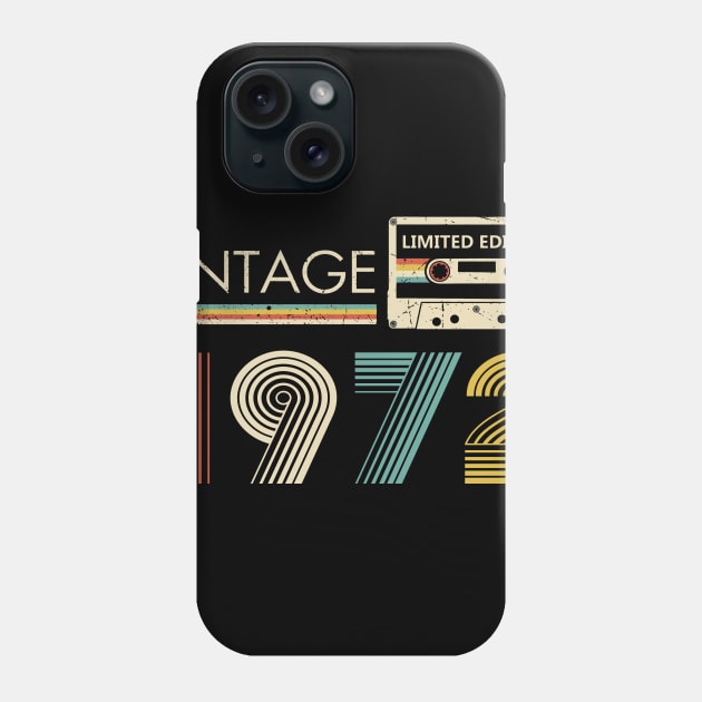 Vintage 1972 Limited Edition Cassette Phone Case by louismcfarland