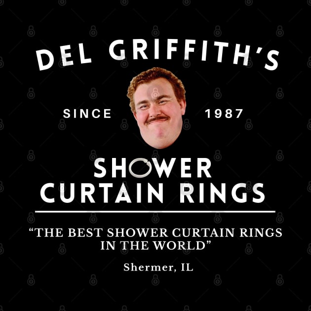 Del Griffith's Shower Curtain Rings by BodinStreet