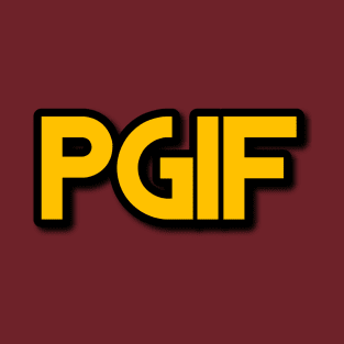PGIF (PRAISE GOD IT'S FRIDAY) GOLD TEXT T-Shirt
