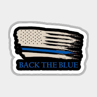 back the blue Magnet