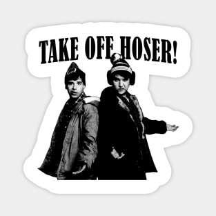 Take Off Hoser! Vintage // Pencil Drawing Magnet