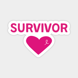 Breast Cancer Survivor Gift Pink Ribbon Awareness Gifts Magnet