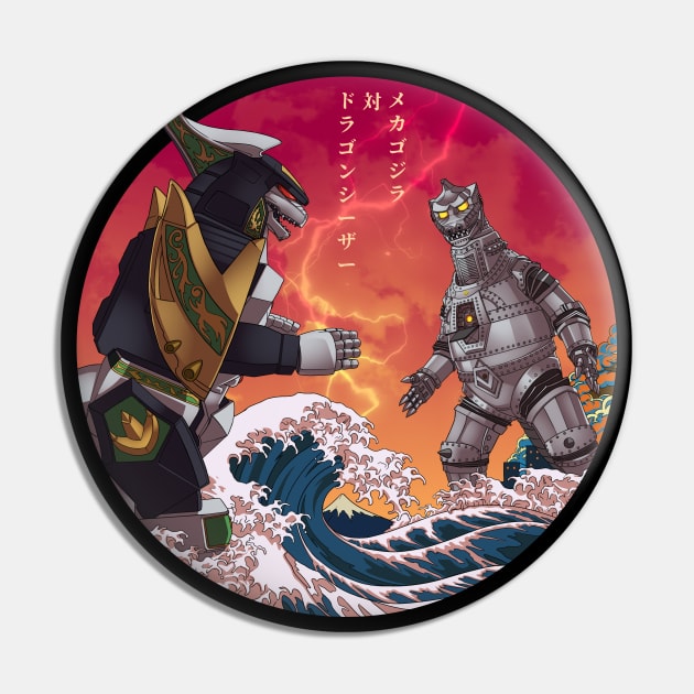 Duel in the Great Wave Pin by Batang 90s Art