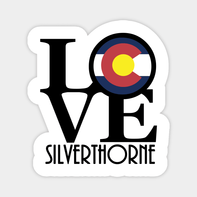 LOVE Silverthorne Colorado Magnet by HomeBornLoveColorado