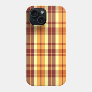 Sunset and Sunrise Aesthetic Aillith 2 Hand Drawn Textured Plaid Pattern Phone Case