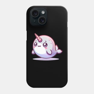 Kawaii Narwhal Phone Case