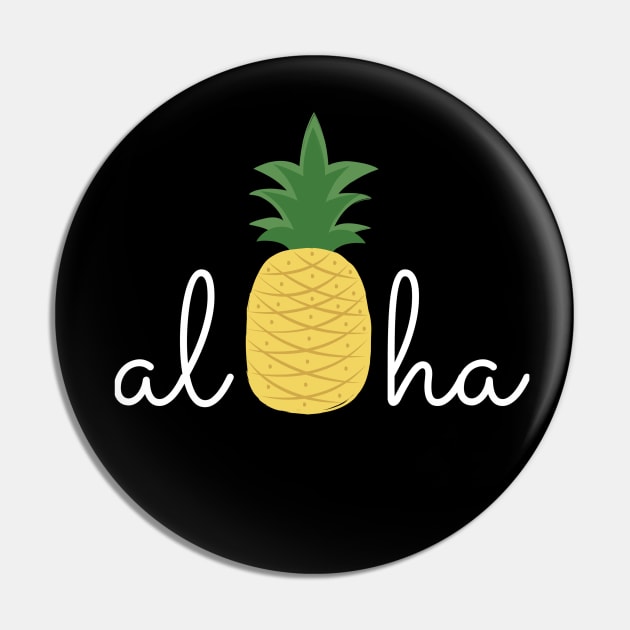 Aloha Pineapple Hawaii Pin by MalibuSun