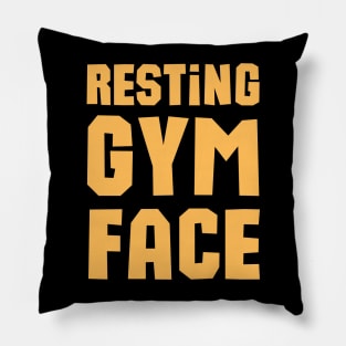 Resting Gym Face Pillow