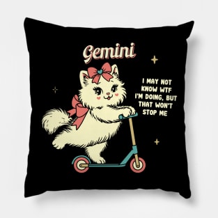 Gemini Persian Kitty Scooter Pillow