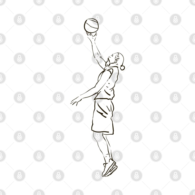 Basketball Player #4 by Olga Berlet