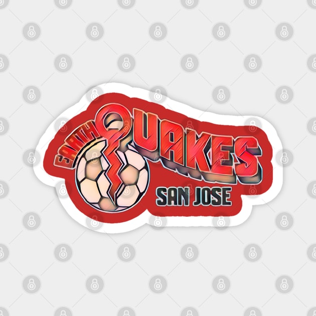 San Jose Earthquakes Soccer Magnet by Kitta’s Shop