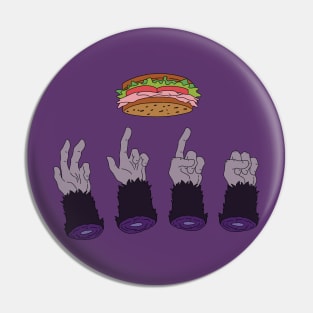 Ask the monkey's hand for a sandwich Pin