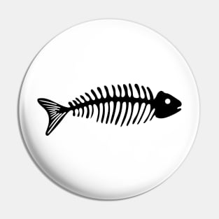 Fish Bone Black - 2 Pin