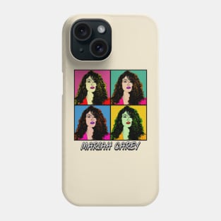 Mariah Carey 80s Pop Art Style Phone Case