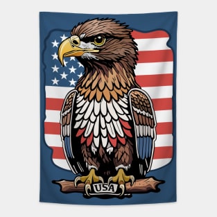 Eagle American Flag shield USA Tapestry