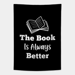 The Book Is Always Better Tapestry