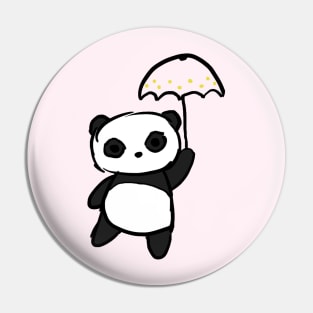 Pawsome Umbrella Panda Pin