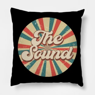 Circle Design Sound Proud Name Birthday 70s 80s 90s Styles Pillow