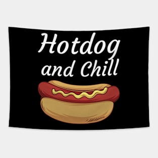 Hotdog and Chill Tapestry
