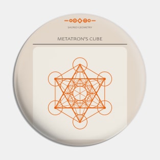 Metatron's Cube Pin