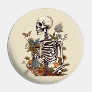 Botanical Bones Pin