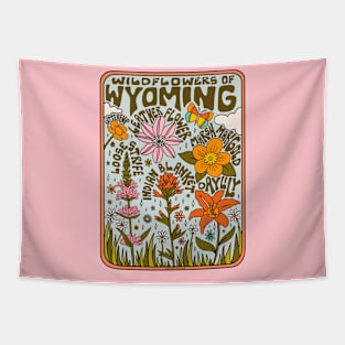 Wyoming Wildflowers Tapestry