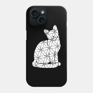 Funny Cat Cat Geometry T-shirt Phone Case