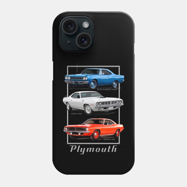 Plymouth American Muscle Car Phone Case by Jose Luiz Filho