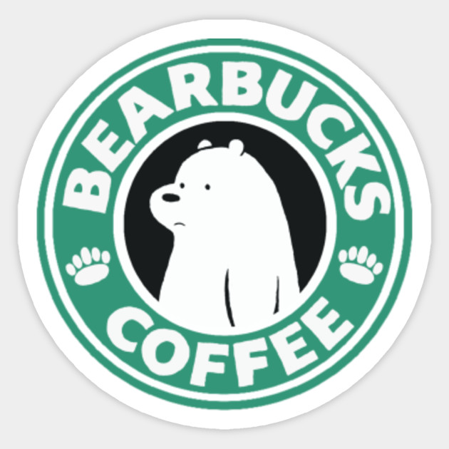 Bearbucks Ice Bear - We Bare Bears - Sticker | TeePublic