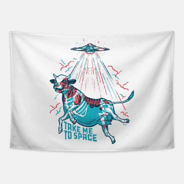 TAKE ME TO SPACE Tapestry by Travis Knight