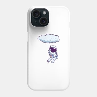 Astronaut Floating With Sky Phone Case