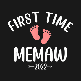 First Time Memaw 2022 Mother's Day Gift T-Shirt