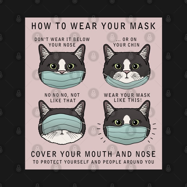 How to wear your mask by tiina menzel