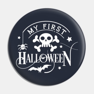 My first Halloween Vintage Halloween floral ghost graphic costume | Dark Colors Pin