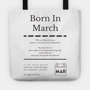 Born in March Tote