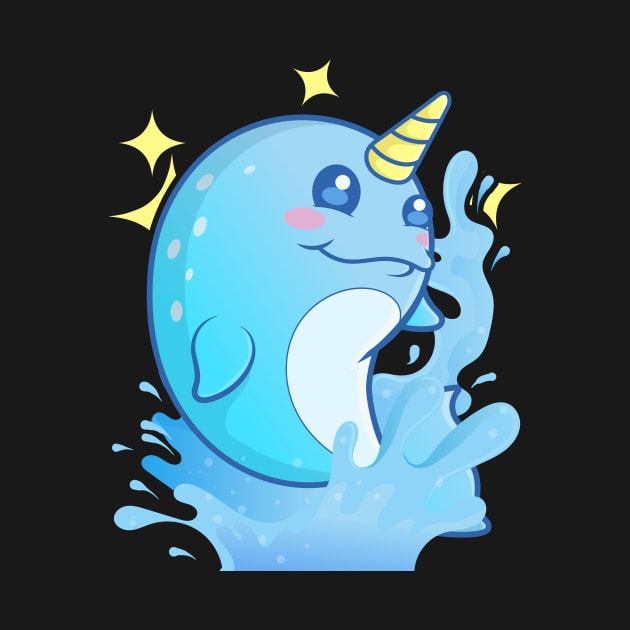 Adorable Narwhal The Unicorn Of The Sea by theperfectpresents