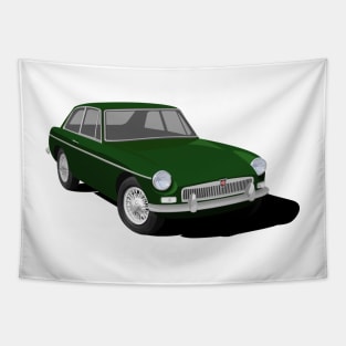 MGB GT Graphic Design -Green Tapestry