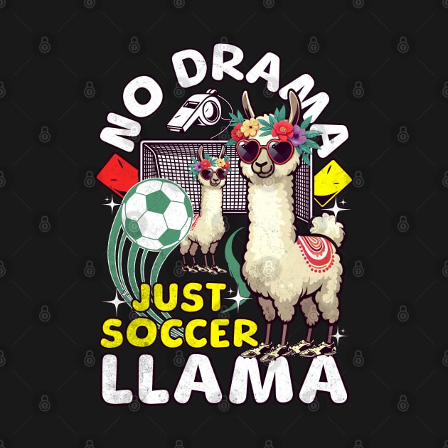 Soccer Girl Llama by alcoshirts