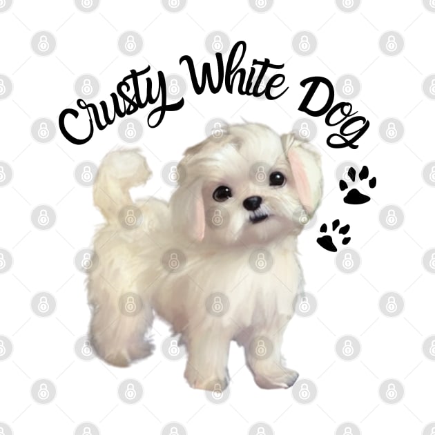 Cute Crusty White Dog Maltese Terrier Maltese Puppies Shih Tzu Mom by Mochabonk