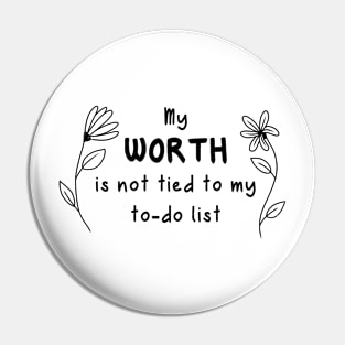 To Don't List Pin