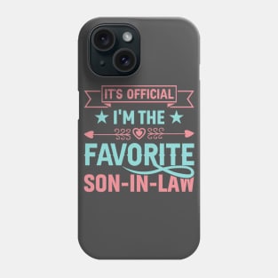 My Son In Law Is My Favorite Child Funny Family Humor Groovy Phone Case