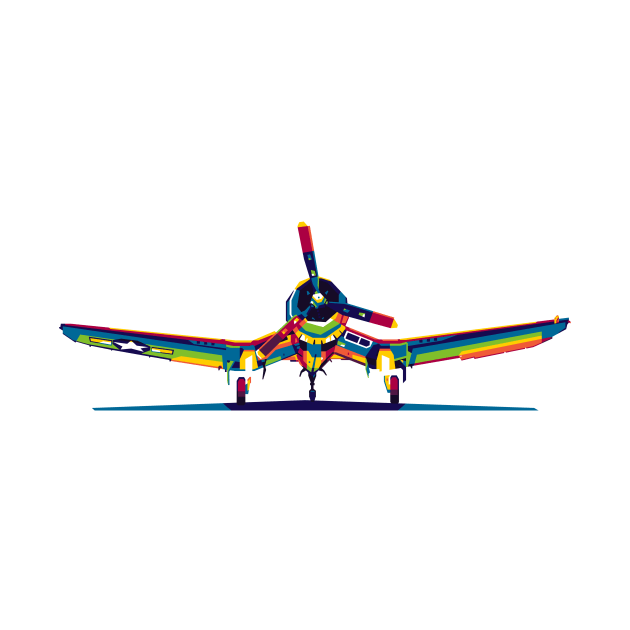 FG-1D Corsair by wpaprint