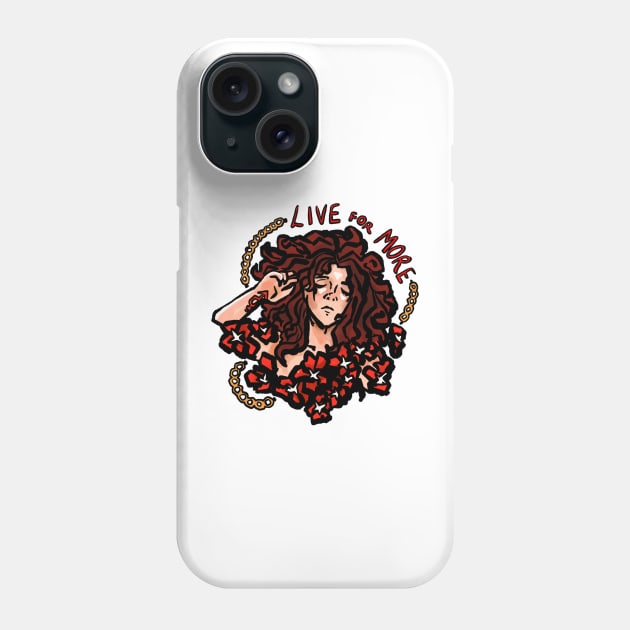 Live for More - Eo Red Rising Phone Case by TheDoodlemancer